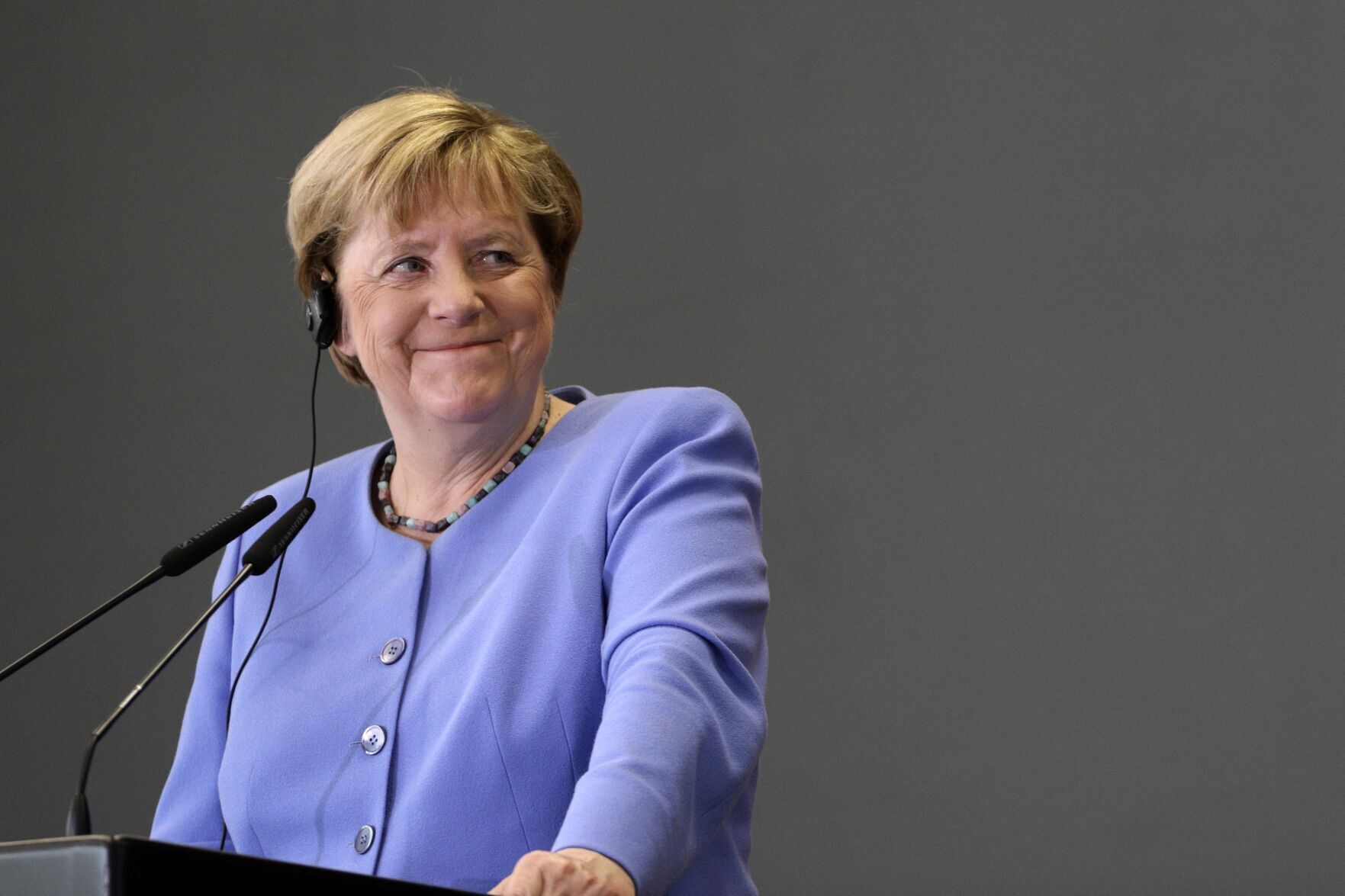 APTOPIX Albania Germany Merkel
